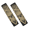 Satanic Pentagram Skull Print Car Seat Belt Covers