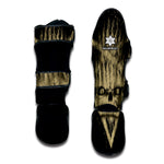 Satanic Pentagram Skull Print Muay Thai Shin Guard