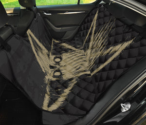 Satanic Pentagram Skull Print Pet Car Back Seat Cover