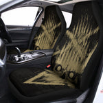 Satanic Pentagram Skull Print Universal Fit Car Seat Covers