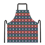 Scandinavian Christmas Pattern Print Apron