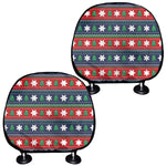 Scandinavian Christmas Pattern Print Car Headrest Covers