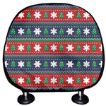 Scandinavian Christmas Pattern Print Car Headrest Covers