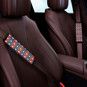 Scandinavian Christmas Pattern Print Car Seat Belt Covers