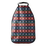Scandinavian Christmas Pattern Print Car Seat Organizers