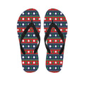 Scandinavian Christmas Pattern Print Flip Flops