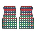 Scandinavian Christmas Pattern Print Front Car Floor Mats