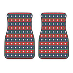 Scandinavian Christmas Pattern Print Front Car Floor Mats