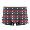 Scandinavian Christmas Pattern Print Men's Boxer Briefs