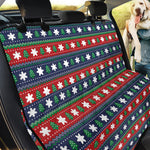 Scandinavian Christmas Pattern Print Pet Car Back Seat Cover