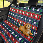 Scandinavian Christmas Pattern Print Pet Car Back Seat Cover