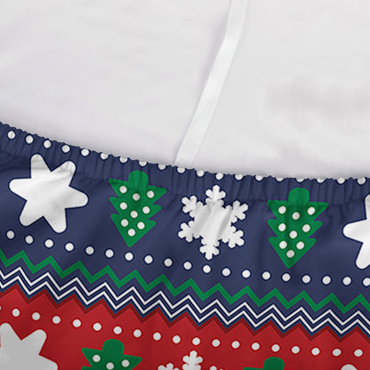 Scandinavian Christmas Pattern Print Sofa Cover