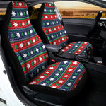 Scandinavian Christmas Pattern Print Universal Fit Car Seat Covers