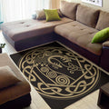 Scandinavian Viking Dragon Print Floor Mat