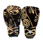 Scandinavian Viking Dragon Print Boxing Gloves