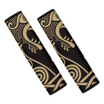 Scandinavian Viking Dragon Print Car Seat Belt Covers
