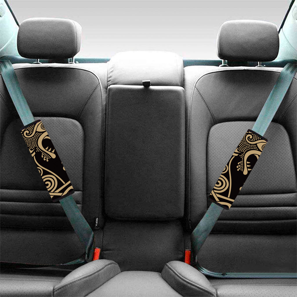 Scandinavian Viking Dragon Print Car Seat Belt Covers