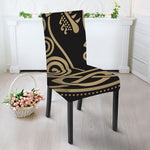 Scandinavian Viking Dragon Print Dining Chair Slipcover