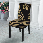 Scandinavian Viking Dragon Print Dining Chair Slipcover