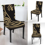 Scandinavian Viking Dragon Print Dining Chair Slipcover