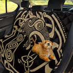 Scandinavian Viking Dragon Print Pet Car Back Seat Cover