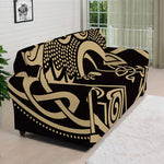 Scandinavian Viking Dragon Print Sofa Cover