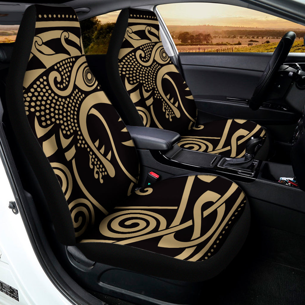 Scandinavian Viking Dragon Print Universal Fit Car Seat Covers