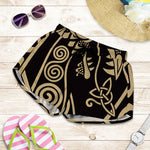 Scandinavian Viking Dragon Print Women's Shorts