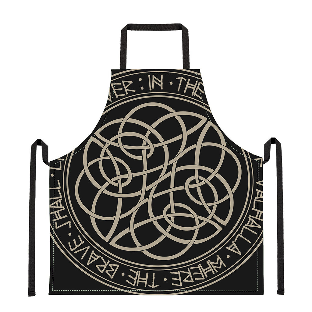 Scandinavian Viking Symbol Print Apron