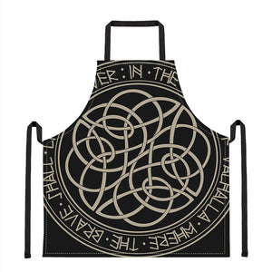 Scandinavian Viking Symbol Print Apron