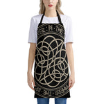 Scandinavian Viking Symbol Print Apron