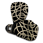 Scandinavian Viking Symbol Print Boxing Gloves