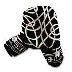 Scandinavian Viking Symbol Print Boxing Gloves