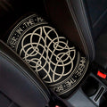 Scandinavian Viking Symbol Print Car Center Console Cover
