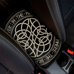 Scandinavian Viking Symbol Print Car Center Console Cover