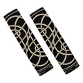 Scandinavian Viking Symbol Print Car Seat Belt Covers