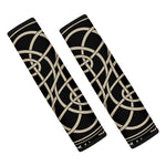 Scandinavian Viking Symbol Print Car Seat Belt Covers