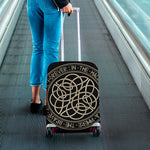 Scandinavian Viking Symbol Print Luggage Cover