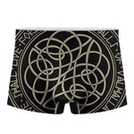Scandinavian Viking Symbol Print Men's Boxer Briefs