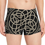 Scandinavian Viking Symbol Print Men's Boxer Briefs