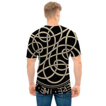 Scandinavian Viking Symbol Print Men's T-Shirt