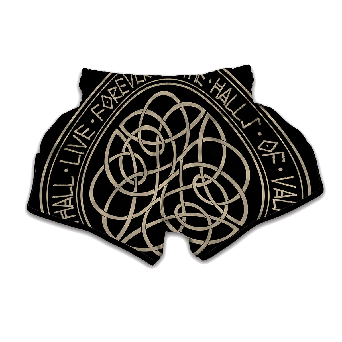 Scandinavian Viking Symbol Print Muay Thai Boxing Shorts