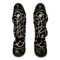 Scandinavian Viking Symbol Print Muay Thai Shin Guards