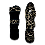 Scandinavian Viking Symbol Print Muay Thai Shin Guard