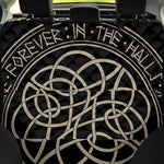 Scandinavian Viking Symbol Print Pet Car Back Seat Cover