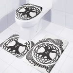 Scandinavian Yggdrasil Print 3 Piece Bath Mat Set