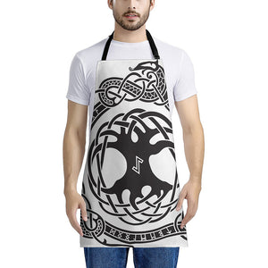 Scandinavian Yggdrasil Print Apron