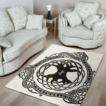 Scandinavian Yggdrasil Print Area Rug