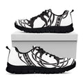 Scandinavian Yggdrasil Print Black Running Shoes