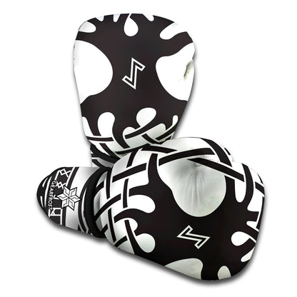 Scandinavian Yggdrasil Print Boxing Gloves